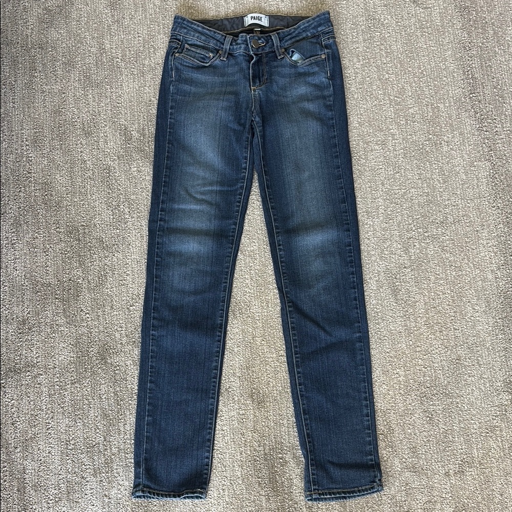 PAIGE Blue Skinny Jeans Classic Denim Style Skyline Skinny size 25